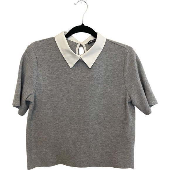 Zara Collar Top - Picture 1 of 6